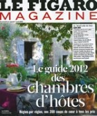 Le Figaro Magazine bed and breakfast burgundy