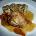veal roll dining bnb burgundy